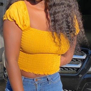 Yellow shirt